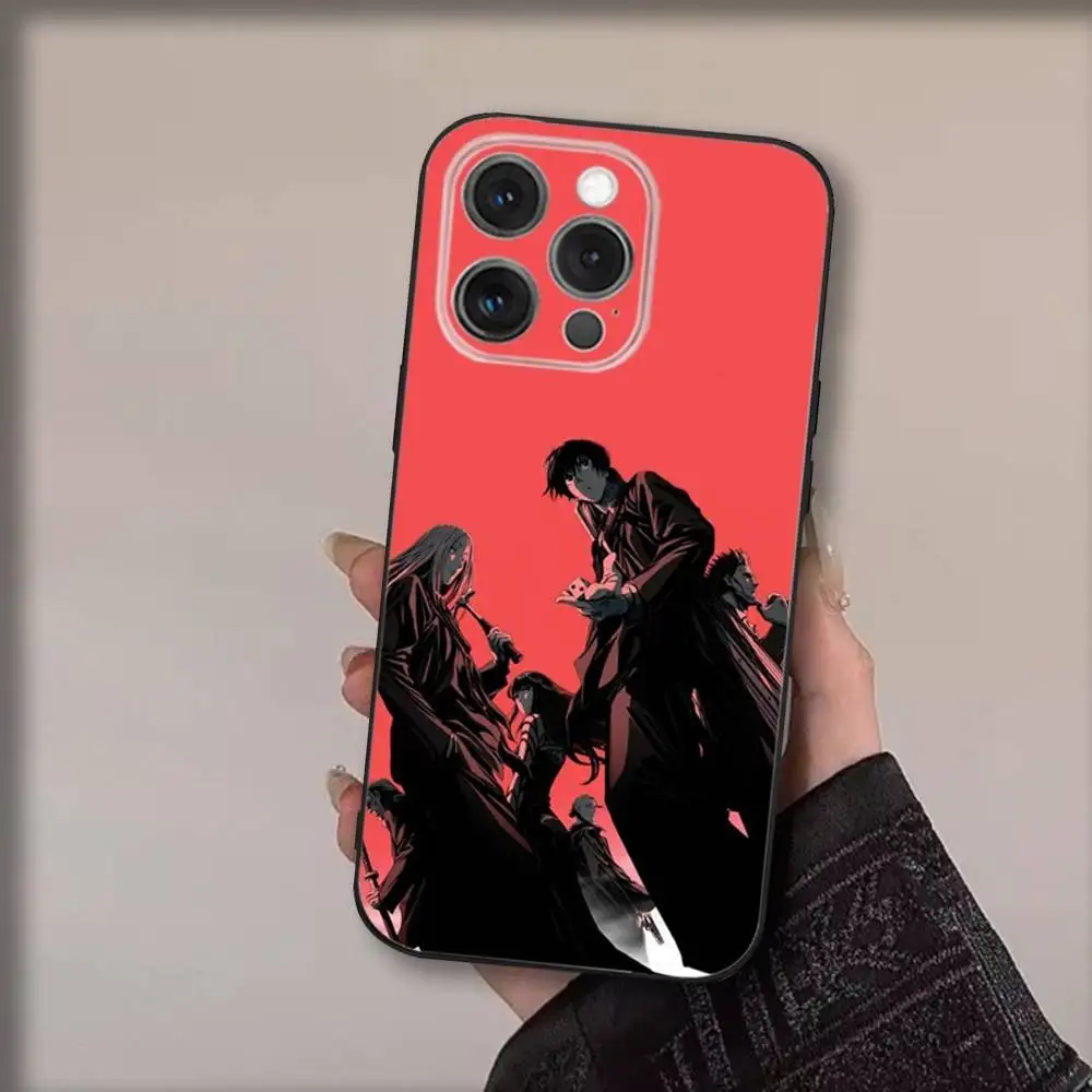 Sakamoto-os Anime D-Day Handyhülle für iPhone 17,16,15,14,13,12,11,Pro,Max,Plus,Air,X,XS,XR,SE,8,7,Mini,Soft Black Funda