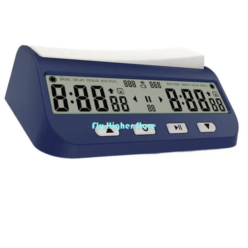 

Competition Grade Chesses Clock With Move Recording 5 Timing Systems Light weight Quiet Practice