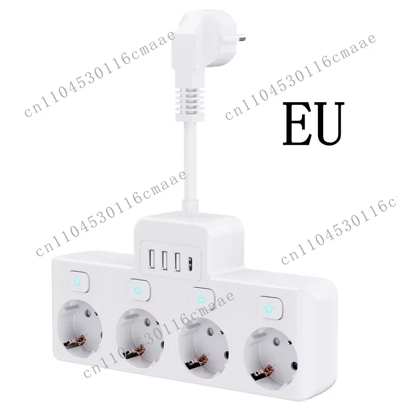 Eu Plug Power Strip With Ccc 8Cline USB Ports Power Strip Line
