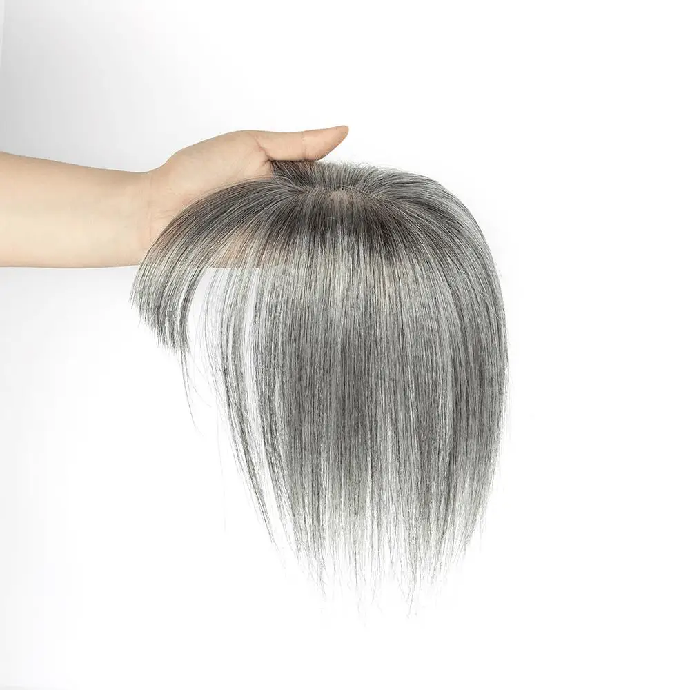 Human Hair Toppers With Clips 360° Cover Hair Topper For Women 5x9cm Base One Piece Toppers 5x9cm Base Add Volume And Length