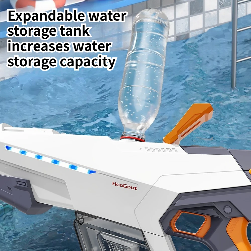 Large Capacity Auto Self Water Absorb Electric Water Gun Automatic Continuous Spraying Squirt Blaster Outdoor Toy for Beach