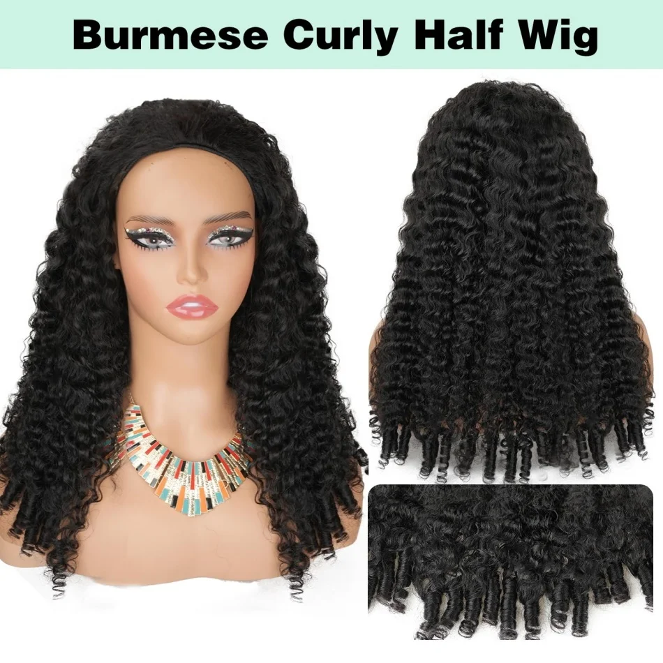 Thumbnail 4 - #46 Popular Human Hair Headband Wigs Choices