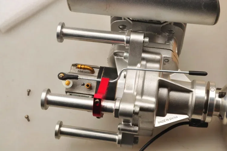 مجموعة التحكم في مثبط محرك الغاز لـ DLE NGH RCGF STINGER DA 3W - جزء محرك السيارة