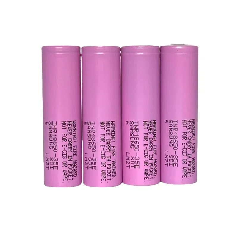 1-20pcs 100%Original INR 18650 3500mAh 25A Discharge 35E Li-ion 18650Battery  3.7V Rechargable Battery Screwdriver Battery