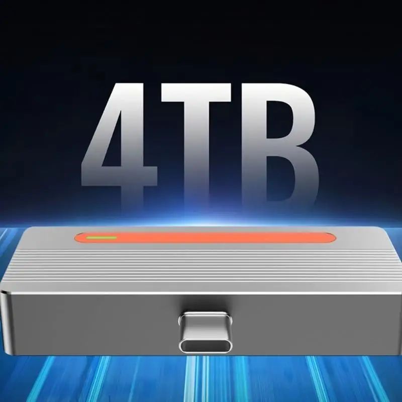 حاوية R53C USB C NVMe SSD، حافظة ألومنيوم بسرعة 10 جيجابت في الثانية لمحركات أقراص PCIe 2230، إعدادات سهلة بدون محرك إخراج فيديو #3