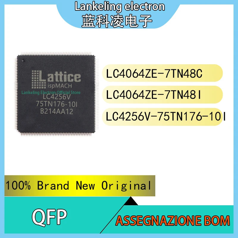 LC4064ZE-7TN48C LC4064ZE-7TN48I LC4256V-75TN176-10I 100% Brand New Original Chip IC QFP