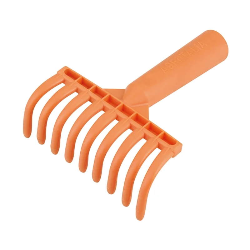 Plastic Grass Rake Nine-Tooth Rake Multi-Use Animal Scratching Tool Leaf Rake