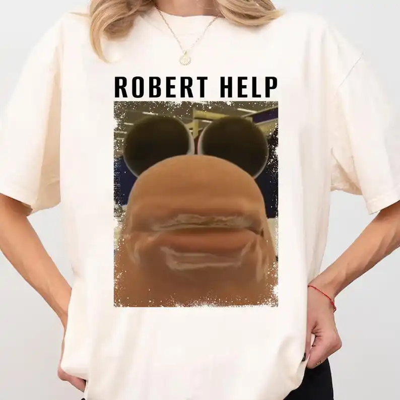 

Забавный Маркус Червь Роберт Помощь Мем Weirdcore Интернет Юмор Футболка Вирус Мем Графический Топ Сюрреалистичный Эстетический Забавный Подарок Унисекс