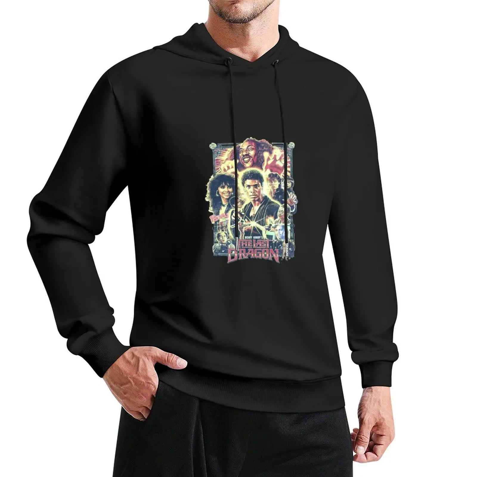 The last dragon who's the master Pullover Hoodie mens clothing korean autumn clothes men's coat men's clothing mens hoodie