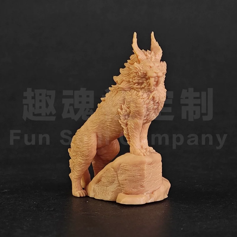 

1/35 5cm machairodus Model Toys Ancient Prehistroy Animal Model Gk Customize 3D Printing