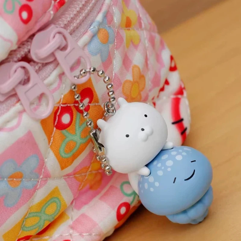 

New Rabbit And Ocean Partner Aquarium Limited Edition Blind Box Sea Elf Penguin Action Figure Keychain Bag Pendant Unique Souven