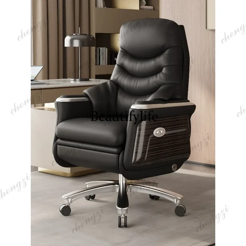 01A Leather Boss Office Chair Taipan Computer Chair Electric President Zero Gravity Massage Lunch Break Chair