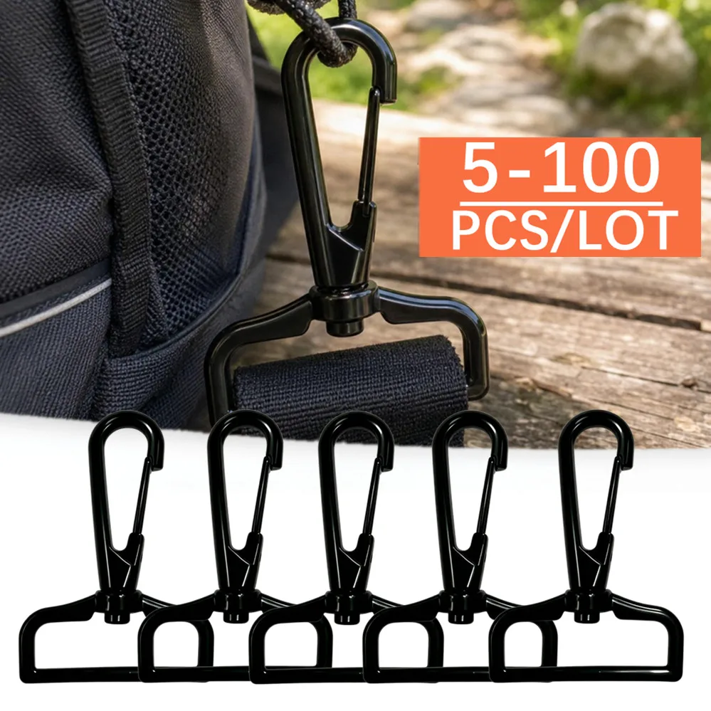 5-100Pcs 25-50mm Metal Buckles Handbag Strap Lobster Clasp Swivel Trigger Clips Snap Hook DIY Leather Craft Bags Accessories