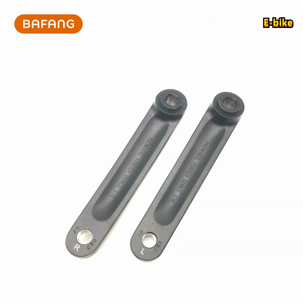 GUSTAVO E-BIKE Crank Square Hole General Motor Crank For BAFANG Aluminum Alloy 170mm BBS M400 G330 E6000 Motor Crank