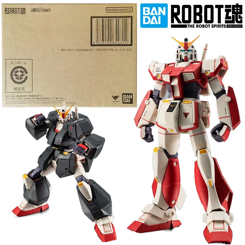 

Bandai The Robot Spirits RX-78NT-1 NT-1 Dam Ver. A.n.i.m.e. 14 см Оригинальная фигурка модели, коллекция игрушек в подарок