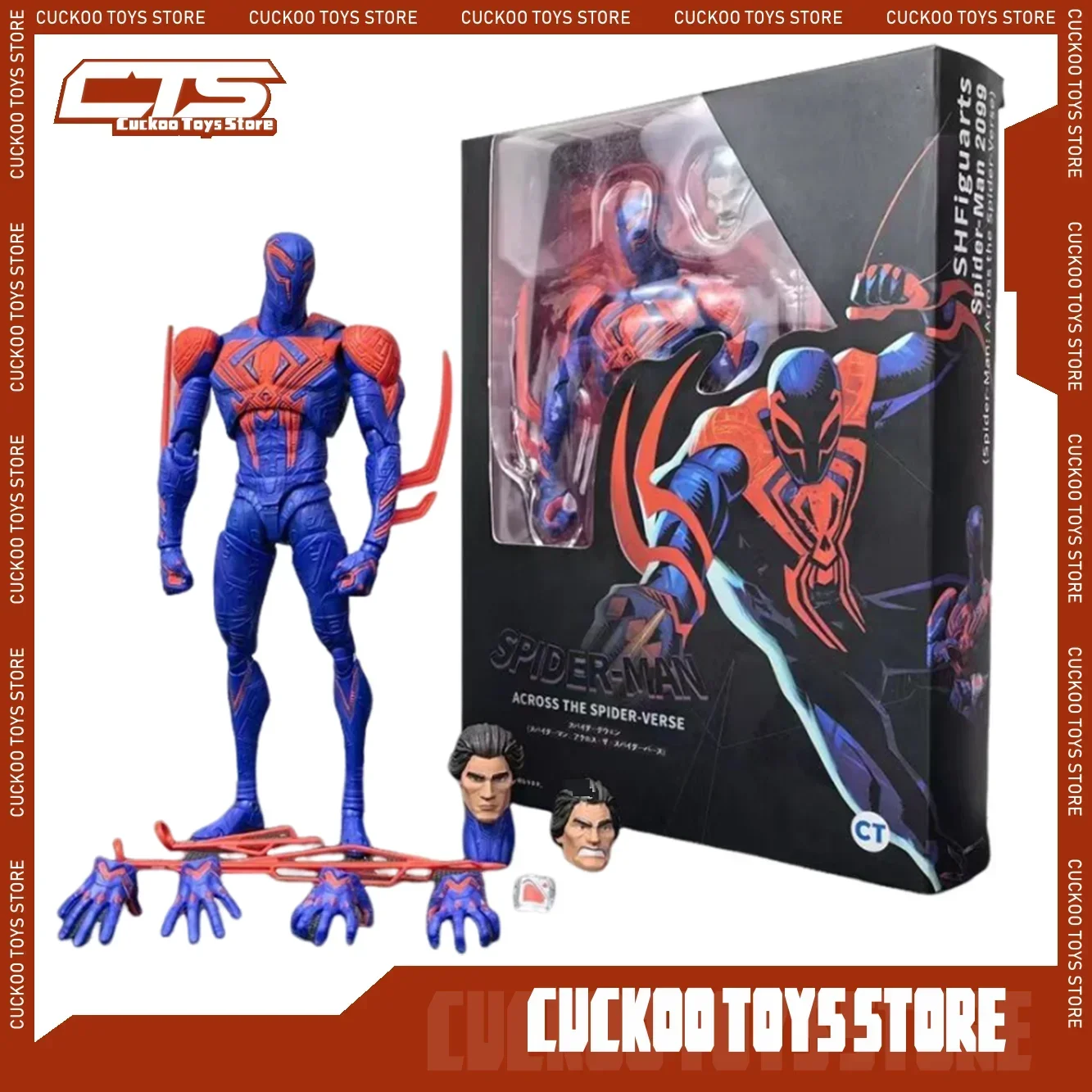 

Фигурка Человека-паука 2099 из аниме Человек-паук поперек паука Часть One Shf экшн-фигурка модель игрушечная Статуэтка настольное украшение детский подарок