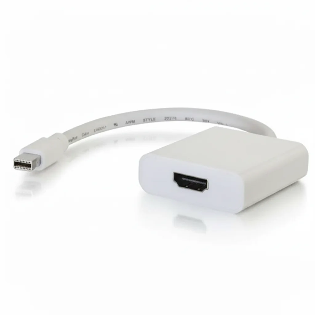 

C2G 757120543084 54308 Mini DisplayPort to HDMI Active Adapter Converter - White - 4K at 30Hz - 8 Inches - 1x - Used-Like New