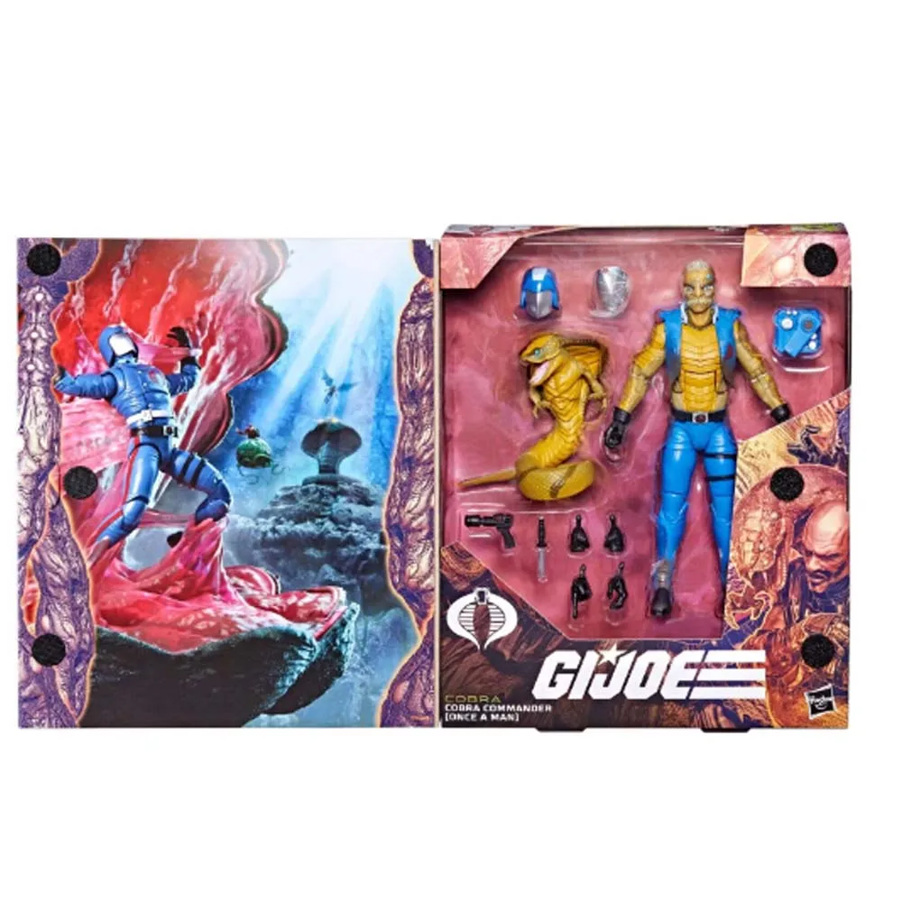 Original Hasbro Gi Joe Classified Series 130 Once A Man Cobra Commander Action Figure Model Toy Hobby Collection Gift