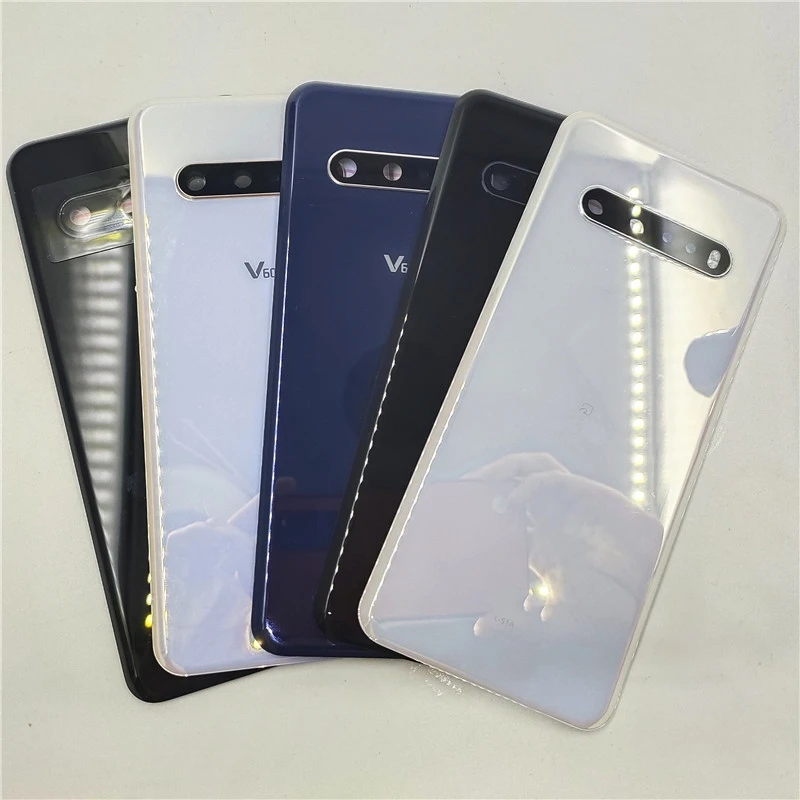 Battery Cover Rear Panel Housing Case For LG V60 ThinQ 5G Back Door With Lens Frame Replacement Parts