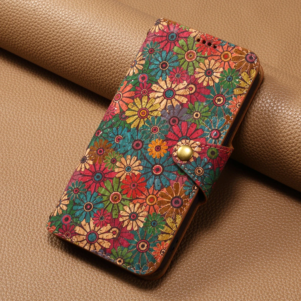 Capa floral retrô com padrão de flor, suporte para cartão, carteira flip, capa de telefone para google pixel 9 pro xl 8 pro 8a 6 pro 6a 7 pro 7a