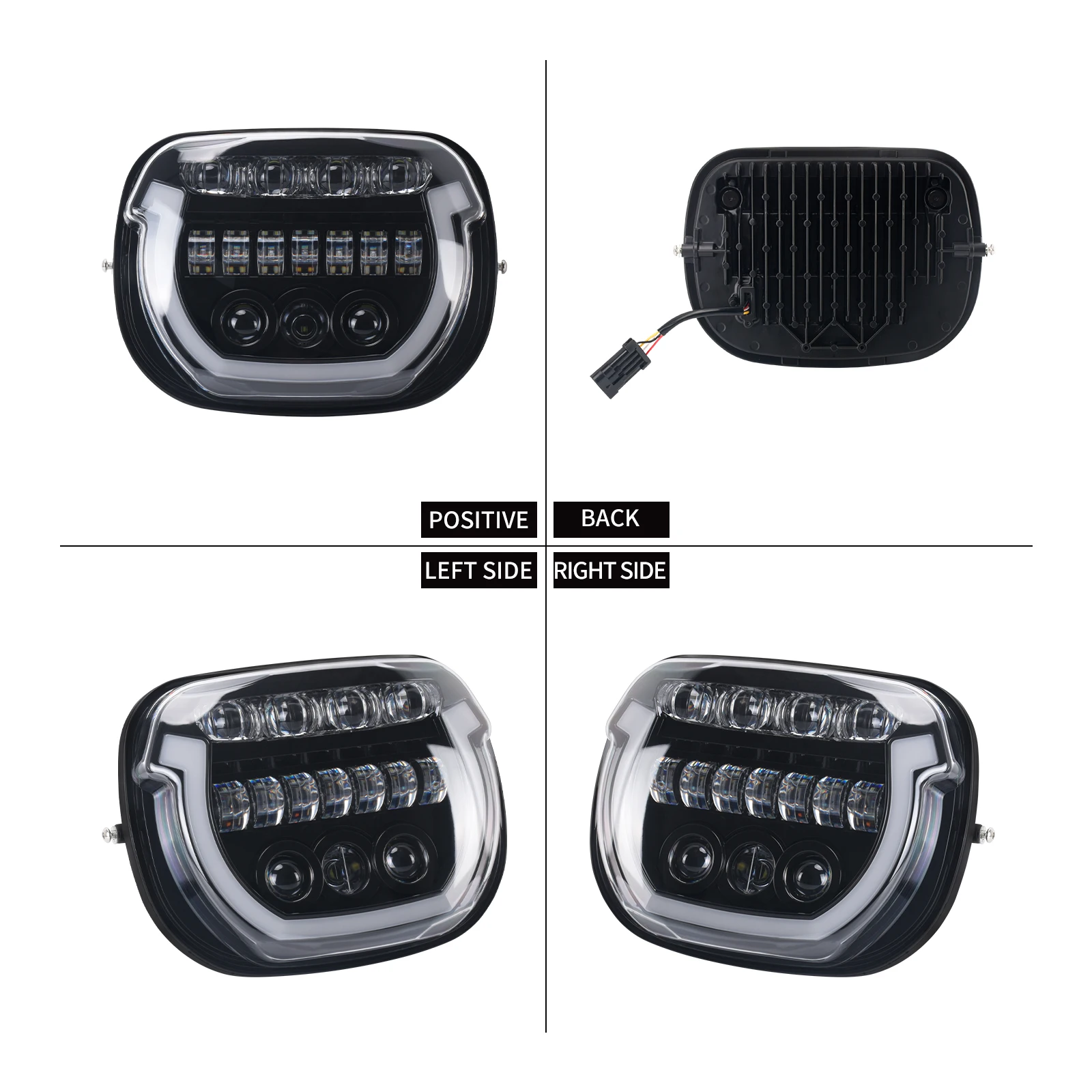 Motorcycle LED Front Light Headlight For Harley Touring CVO Street Glide FLHXSE 121 2023-2025 Street Glide FLHX 117 2024-2025