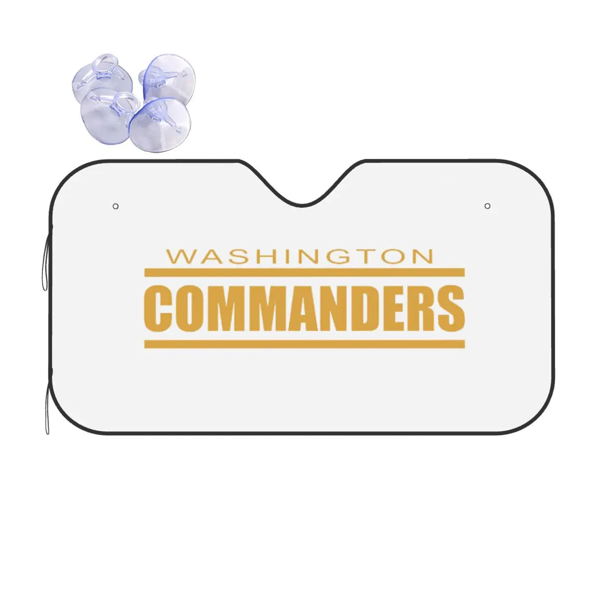 

Washington Commanders Sunshade Windscreen Car Front Windshield Window Sun Visor Accessories Covers