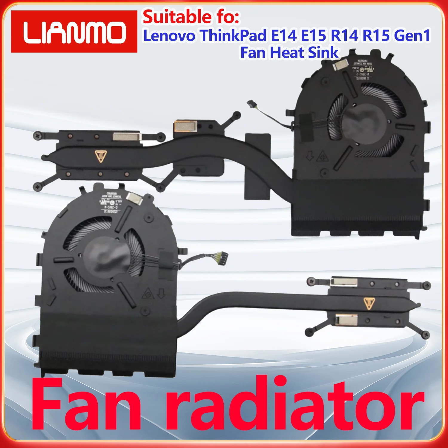 Suitable for Lenovo ThinkPad E14 Gen1 E15 Gen1 R14 Gen1 R15 Gen1 Fan Heat Sink 5H40S72907 5H40S72906 5H40S72909 5H40S72910