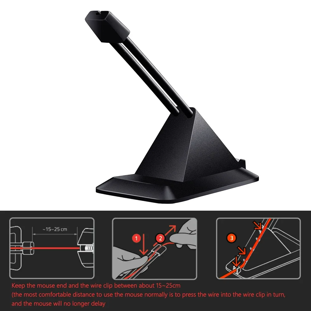 Mouse Cable Holder Computer PC - Mouse Bungee Holder บทวิจารณ์และราคา