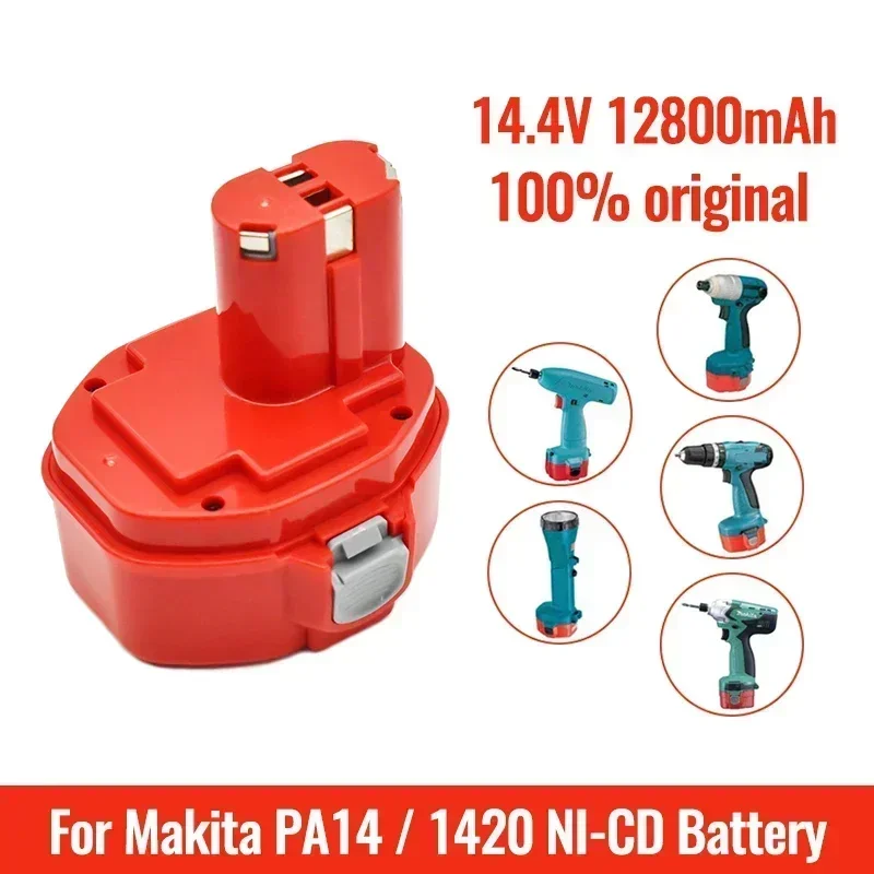 14.4V Rechargeable Battery 12800mAh NiCDPower Drill Battery for Bosch BAT038BAT041 BAT140 BAT159 PSB 14.4V,PSR 14.4,PSR-14.4VE-2