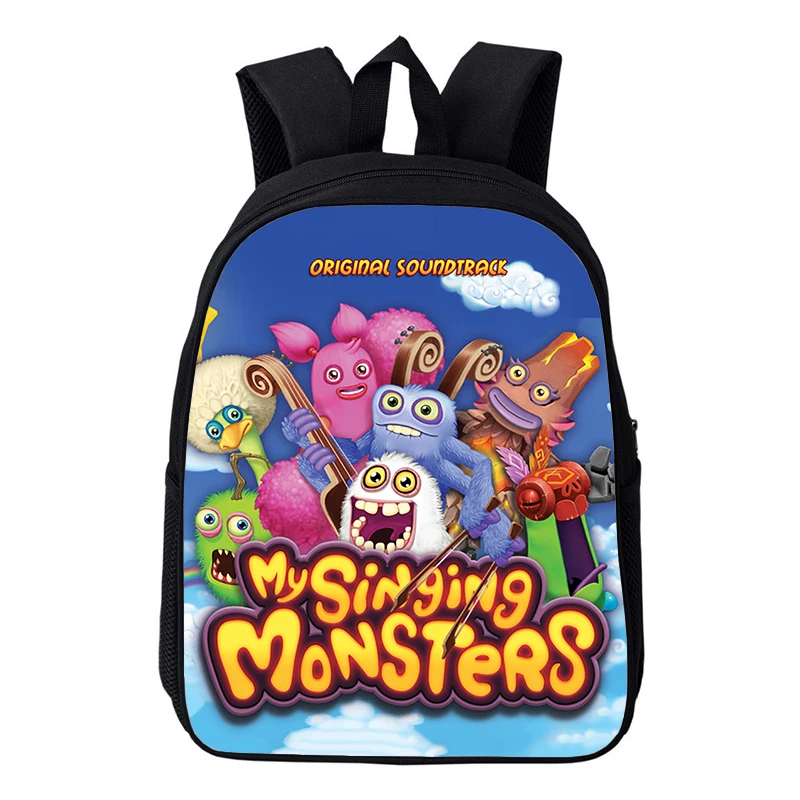 Kids Small Backpacks My Singing Monsters 3D School Bags for Preschool Girls Boys Kindergarten Bagpack Toddler Softback Backpacks