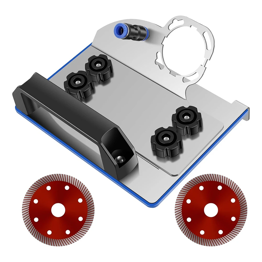 TFORU-Stojak do szlifierki kątowej do płytek 45 °   Fazowanie, uchwyt szlifierki z tarczami tnącymi, uchwyt stały do szlifierki kątowej typu 100