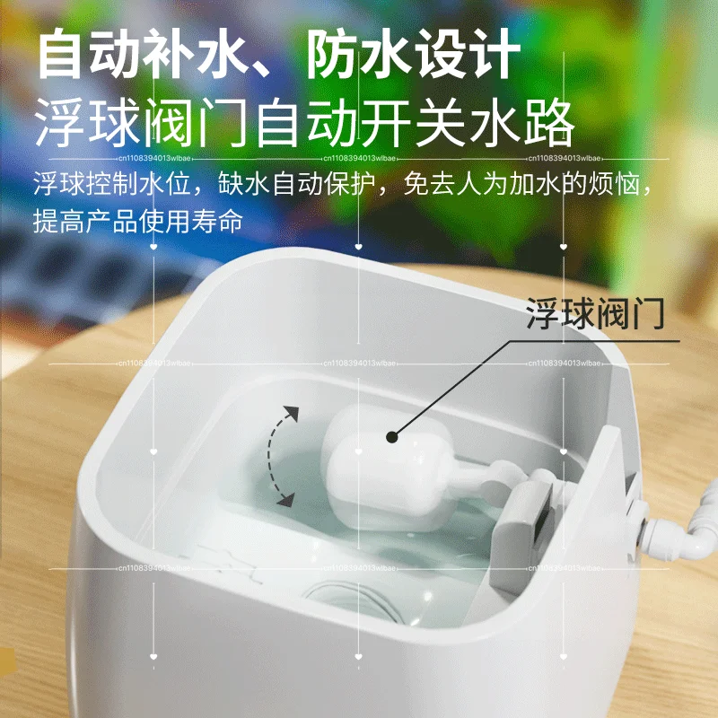 Eco-friendly Plastic External Fog Maker Barrel Type Double Nozzle High Fog Volume Powerful Silent Operation Garden