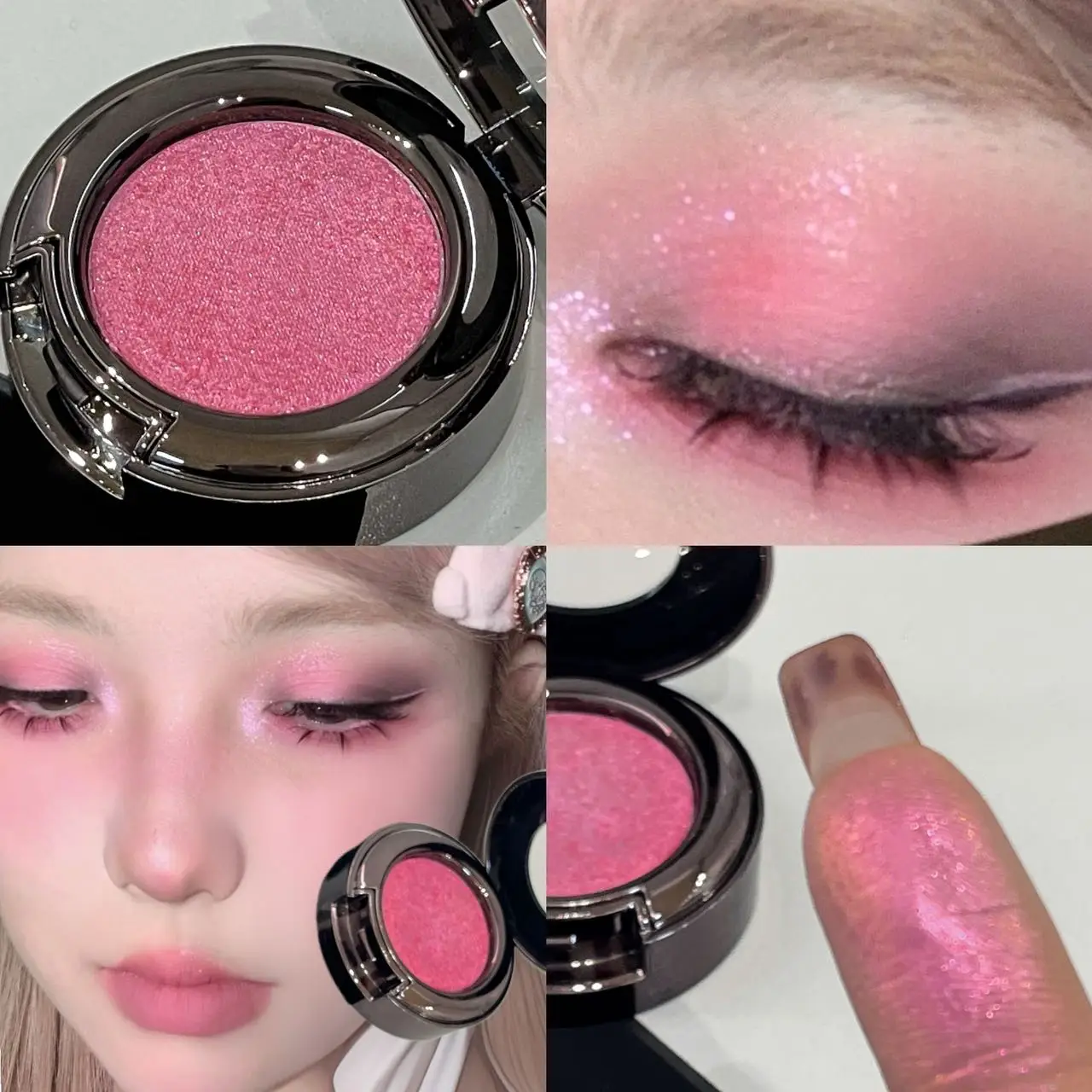 Glitter Eyeshadow – Mirror-Like Shimmer, Breathable & Lightweight, Non-Fallout, Long-Lasting, Chameleon Iridescen