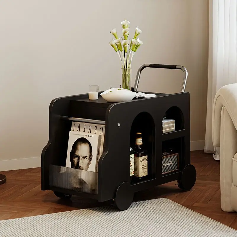 

Sofa side table removable coffee table small table side cabinet creative cart