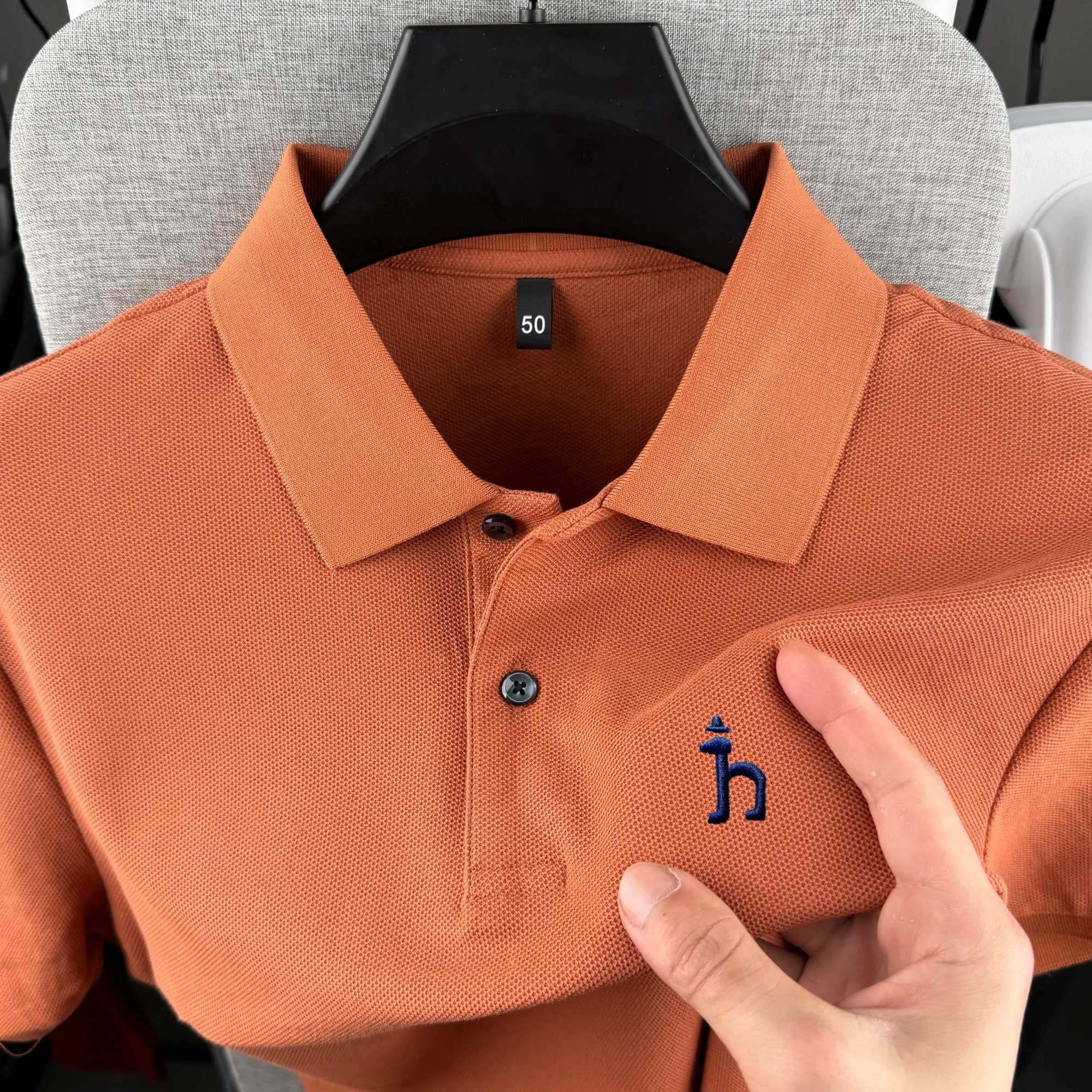 Camisa Polo Masculina de Algod - Summer Golf Clothing avaliação e preço