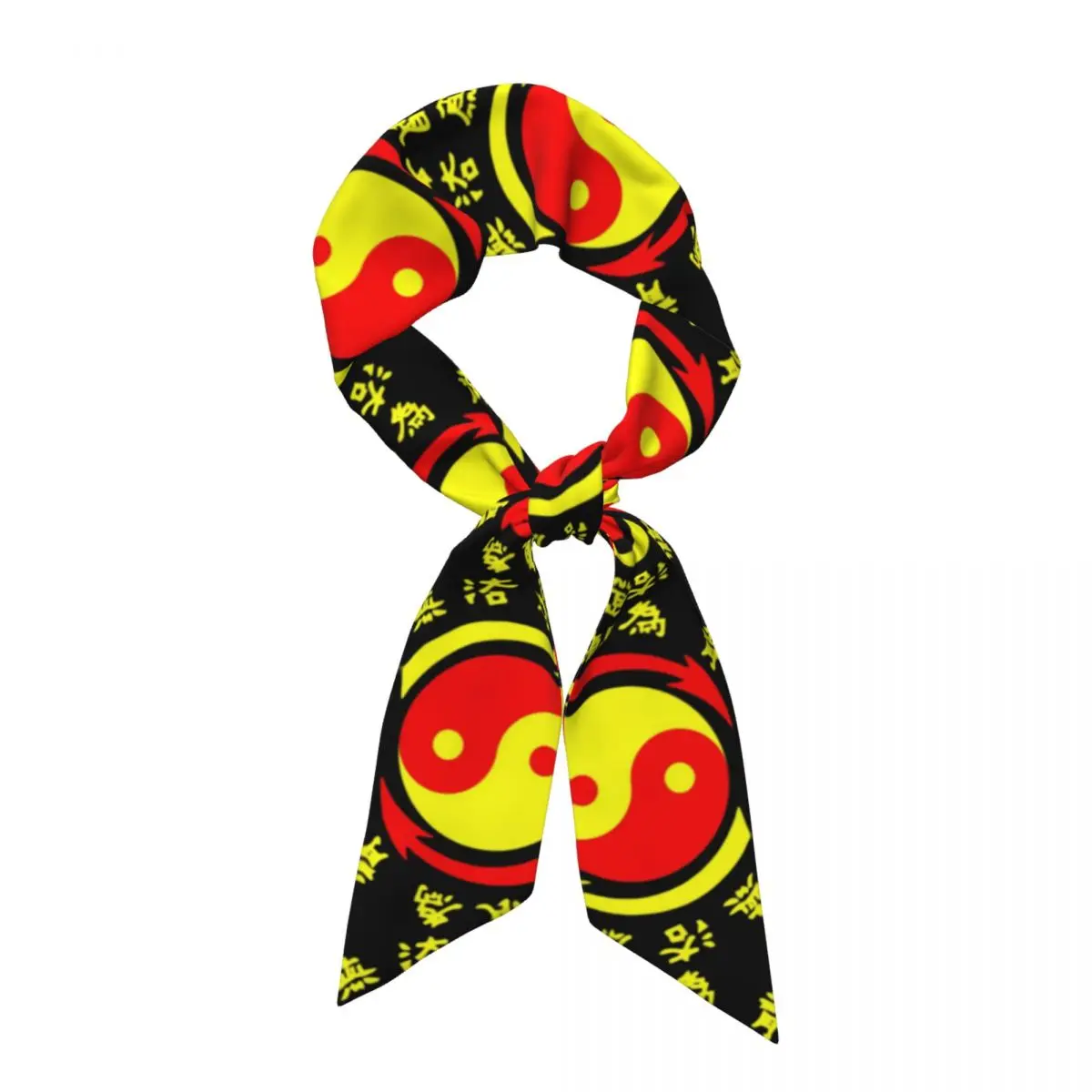Jeet Kune Do Martial Art Academy 1967 Wing Chun Legend 3 Women Long Narrow Scarf Silky Skinny Scarf Multi-use Neck Head Wrap for
