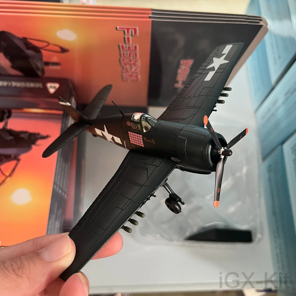 1/72 مقياس الحرب العالمية الثانية الولايات المتحدة F6F Hellcat مقاتلة لعبة مجسمة معدنية حلية