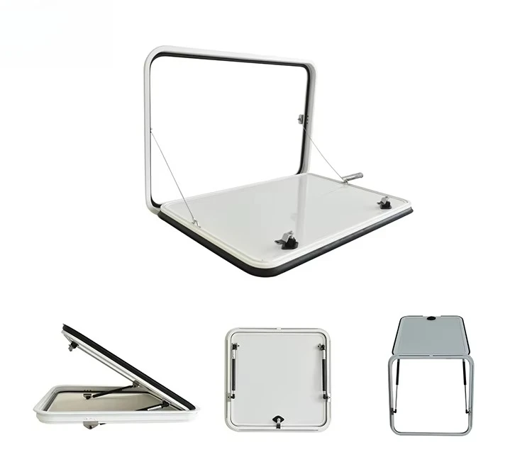 Trailer and RV Parts Aluminum Hinged Storage Doors