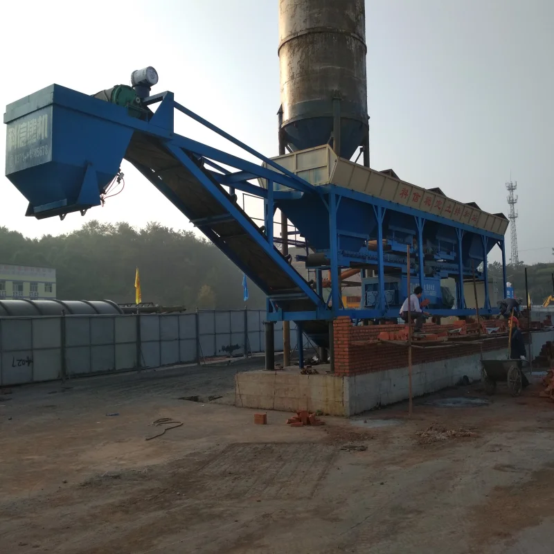 Kexin WBZ500 Compact Stabilized Soil Mixing Plant 300-800t/h Automatic Control Core Component Motor Concrete Batching Plant