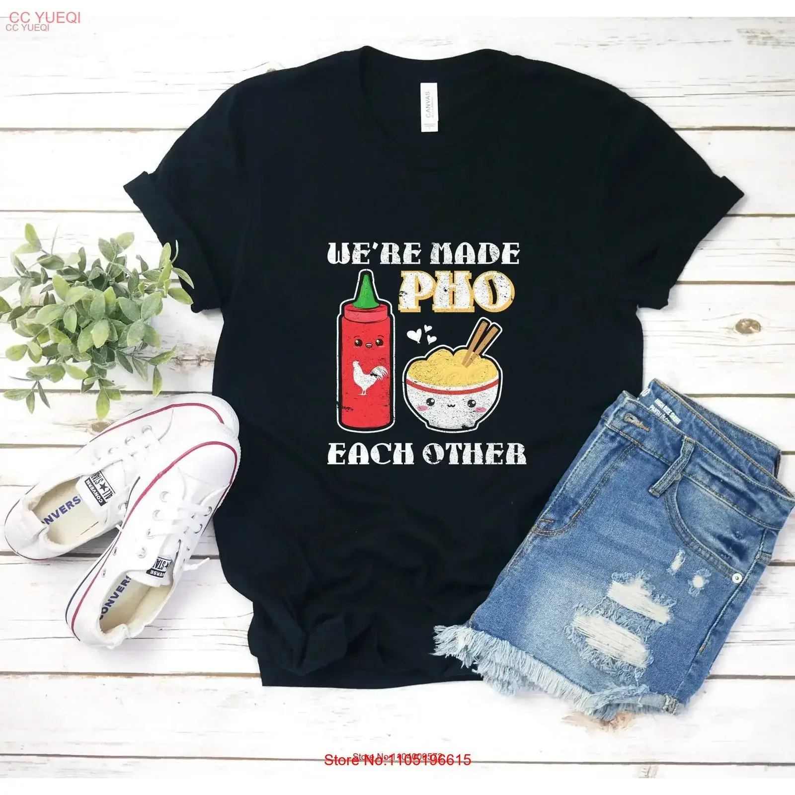 Made Pho Each Other T Shirt Funny Lover Vietnamese Food Cute Asian Noodles Soup Noodle Bowl Foodie Viet Cuisine vintage Washed