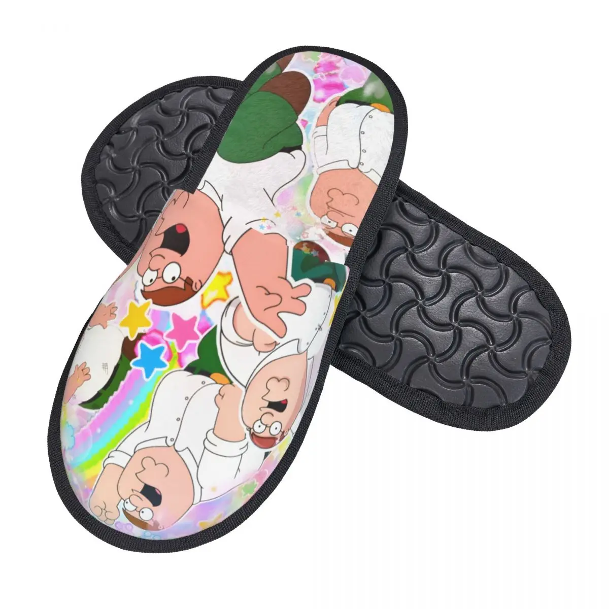 Custom Families Memory Foam Slippers Women Soft Warm Peter House Slippers