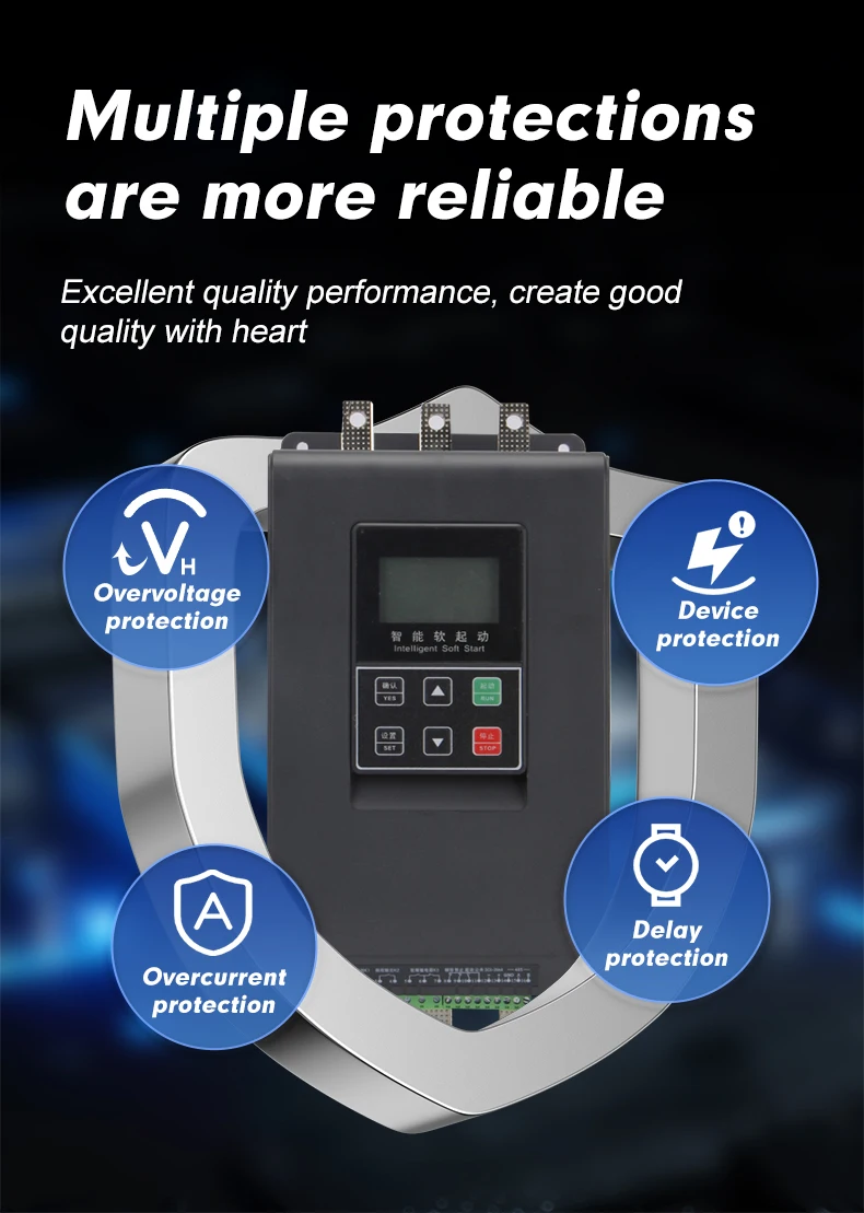 Conversor de frequência de partida de serviço de partida suave on-line ZR800-350KW de alta qualidade 220/440/660V para motores