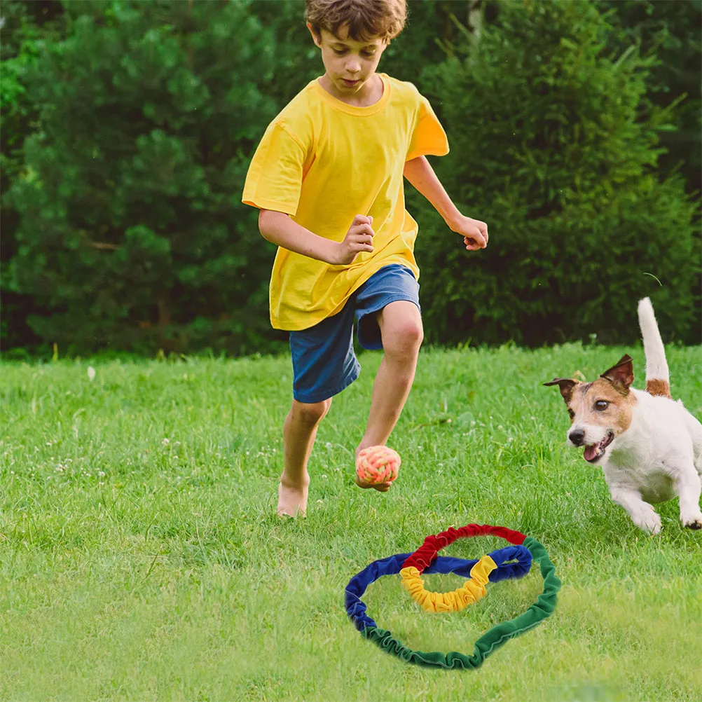 

Outdoor Elastic Band 3m Colorful Cooperative Stretchy Rope Group Activities Dynamic Movement Exercise Equipment