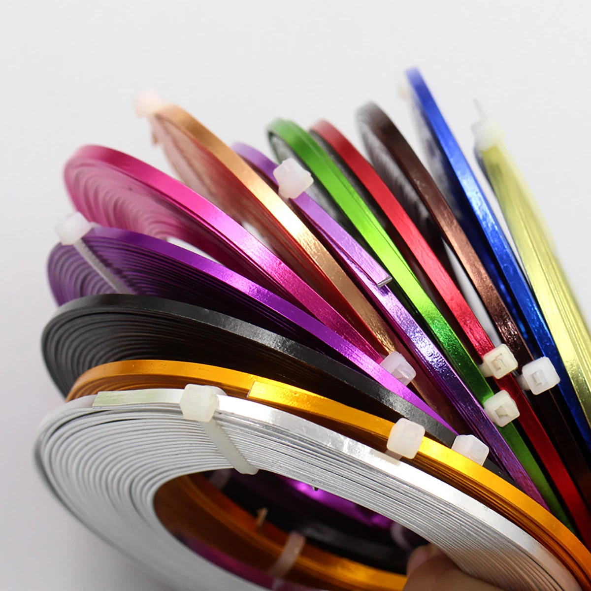 5 Meter/Roll 3x1mm Flat Oxidation Aluminum Wire For DIY Handmade Jewelry Crafts Modeling Accessories 13 Colors
