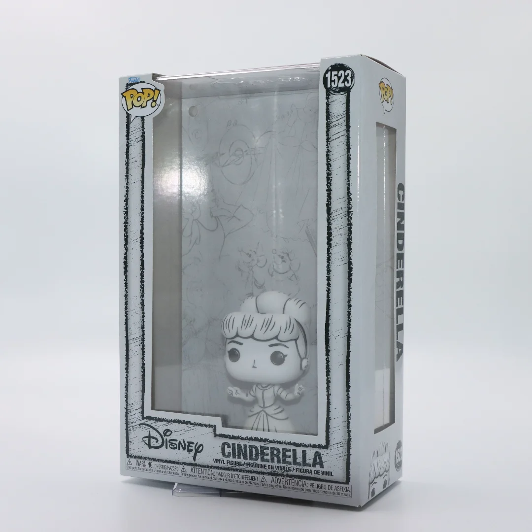 Original Funko Pop Disney Sketch Estilo Cenicienta # 1523 Blancanieves # 1526 Figura de acción de vinilo, modelo coleccionable, juguete para regalo para niños