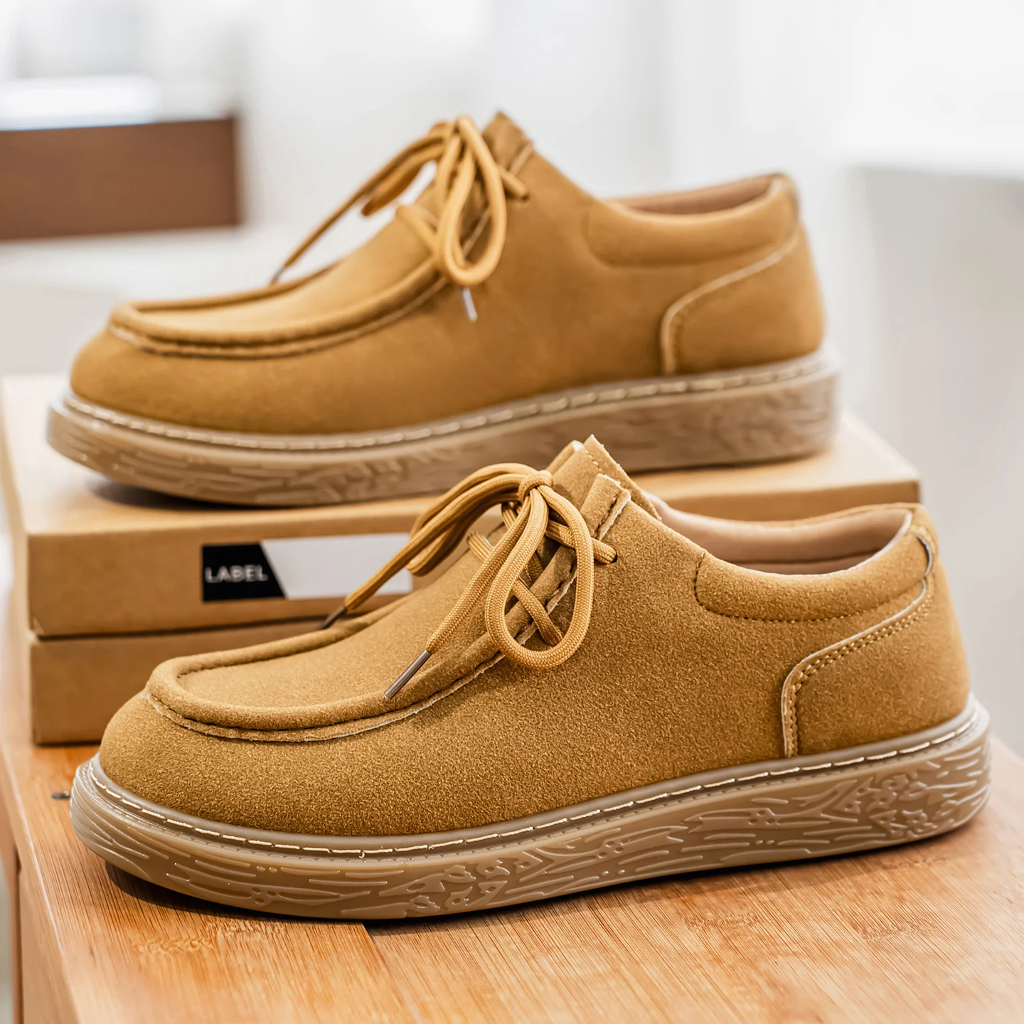 

2025 Autumn/Winter New Men's Shoes, British-Style Men's Loafers, Non-Slip Wear-Resistant Casual Shoes