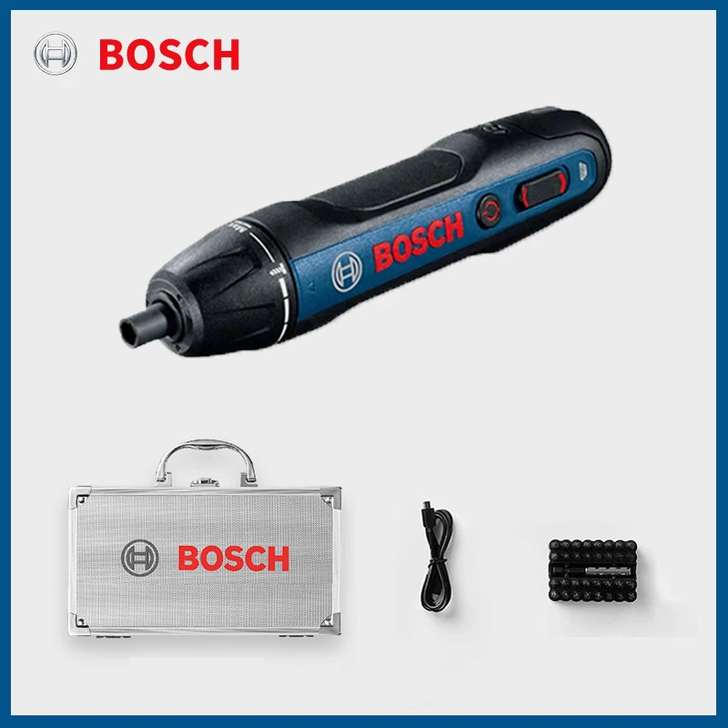 

Bosch GO2 Lh 3.6V Electric Screwdriver Rechargeable Cordless Hand DIY Drill Household Power Tool with 36 Screwdriver Drill Head