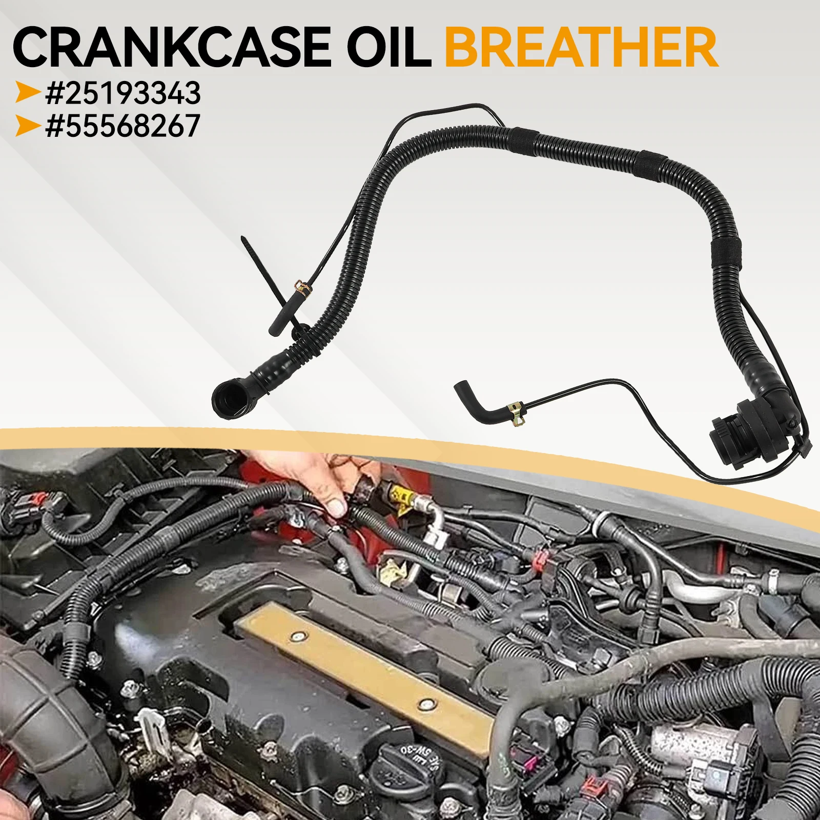 

Шланг PCV для вентиляции картера 25193343 55568267 для Chevrolet Cruze Holden Cruze JH 1,4 л A14NET Trubo 11-15 Vauxhall