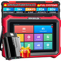 KINGBOLEN K8 Elite Bi-Directional Scanner Full Systems Diagnostic Scan Tool,34 Reset ECU Coding,DOip CAN FD