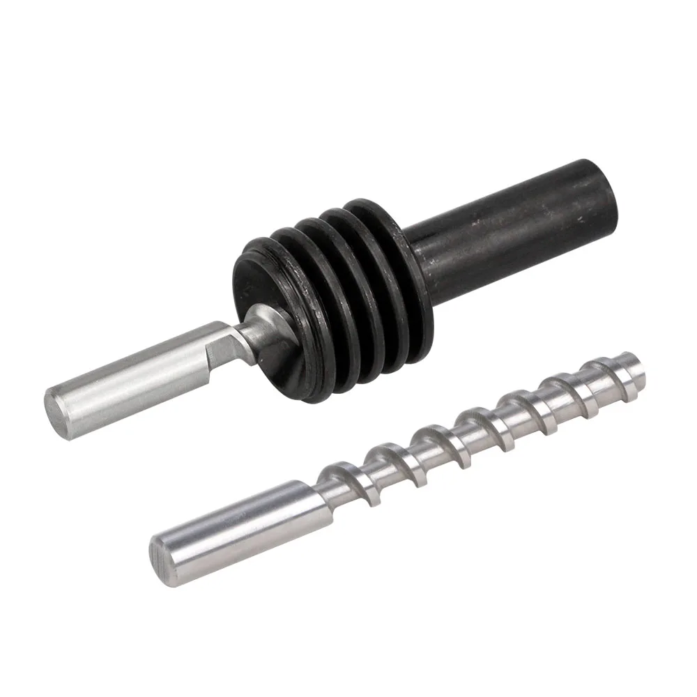 8MM x 82MM / 10x120MM Ceramic Mud Powder Extruder Micro Screw Throat Feed Rod Feed Rod 3D Printer Accessories